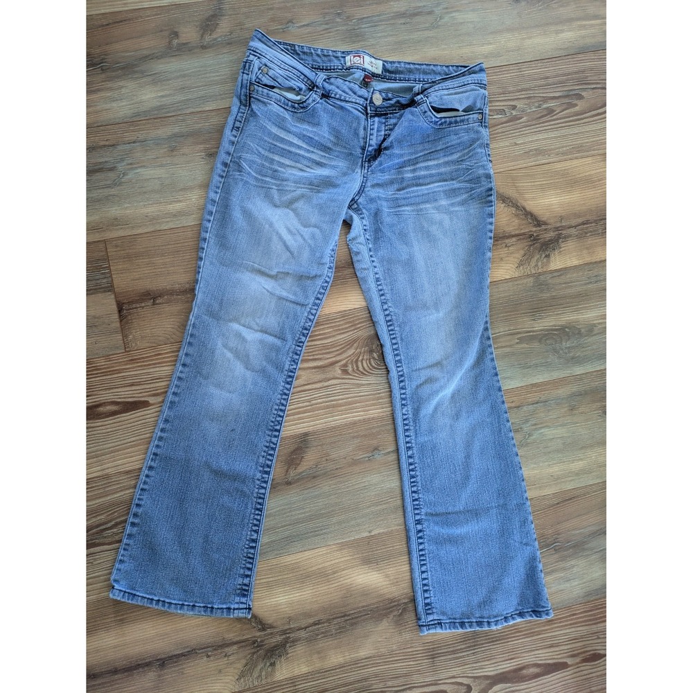 lei Ashley Low Rise Bootcut Denim Jeans Juniors 13
